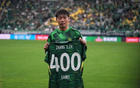 大TIFO、纪念球衣、张稀哲进球，完美安排。