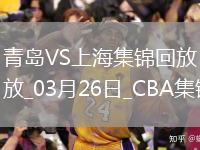 03月26日CBA常规赛 青岛 - 上海 精彩镜头