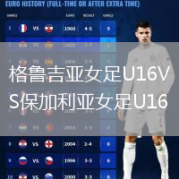 格鲁吉亚女足U16VS保加利亚女足U16