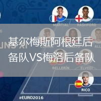 基尔梅斯阿根廷后备队VS梅洛后备队