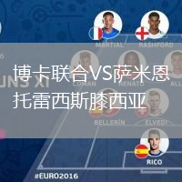 博卡联合VS萨米恩托雷西斯膝西亚